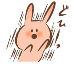 Love Pink Rabbit sticker #8273658