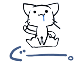 chill out cat sticker #8273764