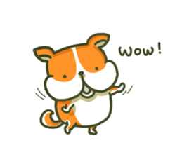 Cute a dog Potya sticker #8274662