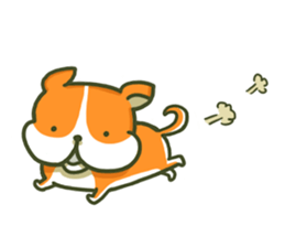 Cute a dog Potya sticker #8274664