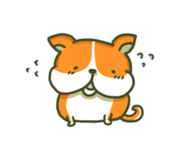 Cute a dog Potya sticker #8274671