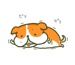 Cute a dog Potya sticker #8274681