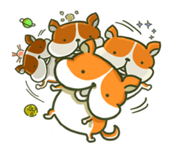 Cute a dog Potya sticker #8274695