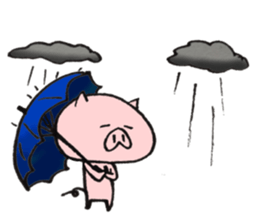 Dialect of a pig and Ishikawa-ken sticker #8274746