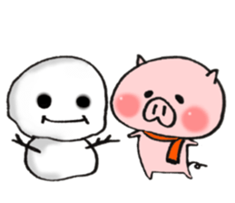 Dialect of a pig and Ishikawa-ken sticker #8274769