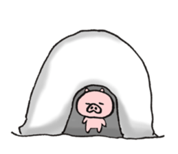 Dialect of a pig and Ishikawa-ken sticker #8274770