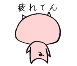 Dialect of a pig and Ishikawa-ken sticker #8274778