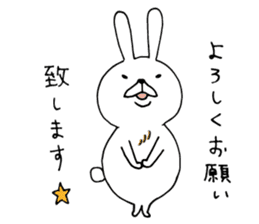 White Rabbit "Kenny" sticker #8274935