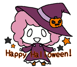 Pretty Japanese sweet on Halloween sticker #8275860