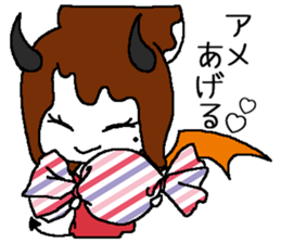 Pretty Japanese sweet on Halloween sticker #8275863