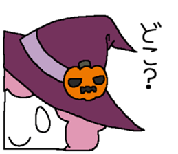 Pretty Japanese sweet on Halloween sticker #8275868