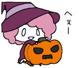 Pretty Japanese sweet on Halloween sticker #8275869