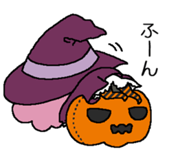 Pretty Japanese sweet on Halloween sticker #8275870