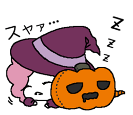 Pretty Japanese sweet on Halloween sticker #8275871