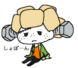 Pretty Japanese sweet on Halloween sticker #8275872