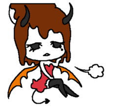 Pretty Japanese sweet on Halloween sticker #8275876