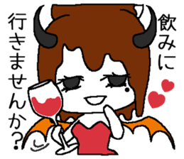 Pretty Japanese sweet on Halloween sticker #8275877