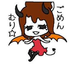 Pretty Japanese sweet on Halloween sticker #8275878