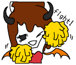 Pretty Japanese sweet on Halloween sticker #8275879