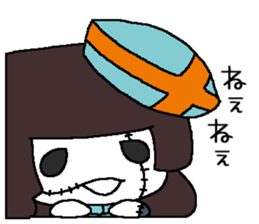 Pretty Japanese sweet on Halloween sticker #8275881