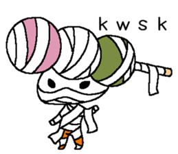 Pretty Japanese sweet on Halloween sticker #8275884