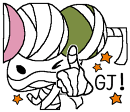 Pretty Japanese sweet on Halloween sticker #8275885