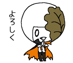 Pretty Japanese sweet on Halloween sticker #8275889