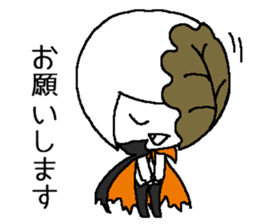 Pretty Japanese sweet on Halloween sticker #8275890