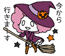 Pretty Japanese sweet on Halloween sticker #8275892