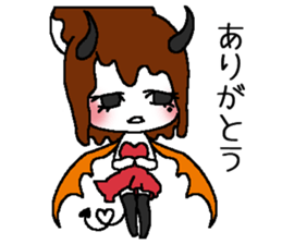 Pretty Japanese sweet on Halloween sticker #8275895