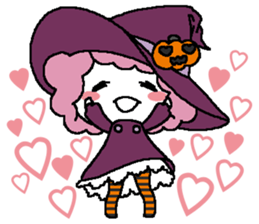 Pretty Japanese sweet on Halloween sticker #8275897