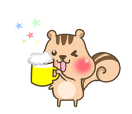 pretty squirrel sticker  part2 sticker #8276125