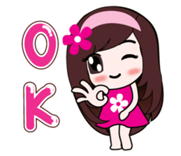 Girl Cute in love sticker #8276472