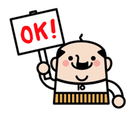 Fairy of middle aged man sticker #8276942