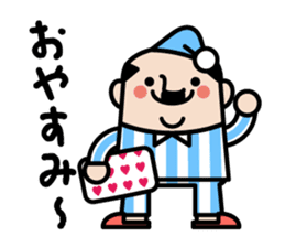 Fairy of middle aged man sticker #8276978