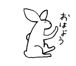 GOKIGEN Rabbit  Butter sticker #8277381