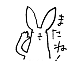 GOKIGEN Rabbit  Butter sticker #8277397