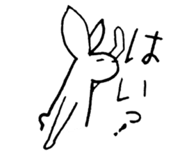 GOKIGEN Rabbit  Butter sticker #8277398