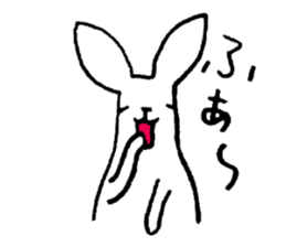 GOKIGEN Rabbit  Butter sticker #8277400