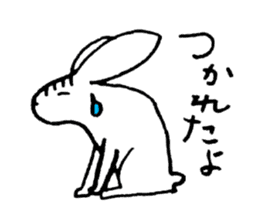 GOKIGEN Rabbit  Butter sticker #8277419