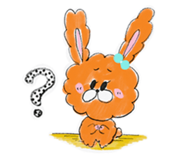 I'm MOKOMOKOFUWAFUWA rabbit. ver.English sticker #8277861