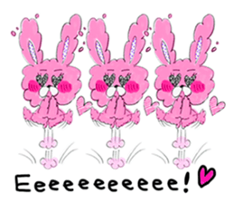 I'm MOKOMOKOFUWAFUWA rabbit. ver.English sticker #8277869