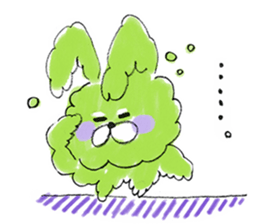 I'm MOKOMOKOFUWAFUWA rabbit. ver.English sticker #8277876