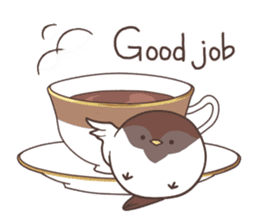 Suzume-san and Enaga-chan<English> sticker #8278581