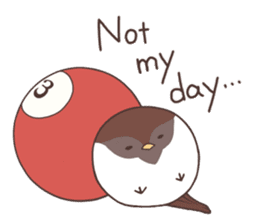 Suzume-san and Enaga-chan<English> sticker #8278585