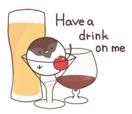 Suzume-san and Enaga-chan<English> sticker #8278590