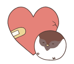 Suzume-san and Enaga-chan<English> sticker #8278591