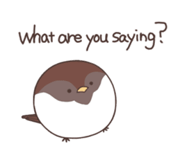 Suzume-san and Enaga-chan<English> sticker #8278596