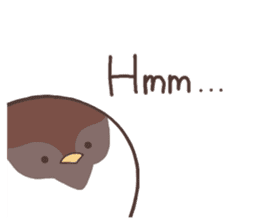 Suzume-san and Enaga-chan<English> sticker #8278599