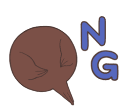 Suzume-san and Enaga-chan<English> sticker #8278601